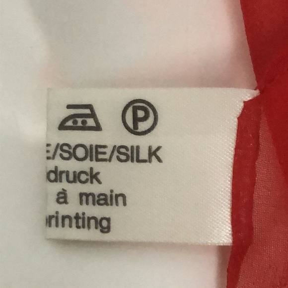 VTG Christian Fischbacher Signature Silk Scarf Stunning Iris Floral Pattern - Picture 4 of 15